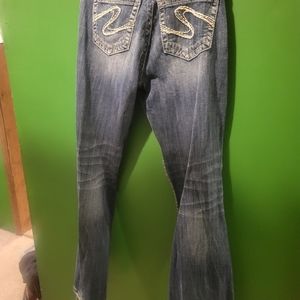 Aiko bootcut silver jeans